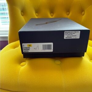 Black Shoe Box with Gold Logo